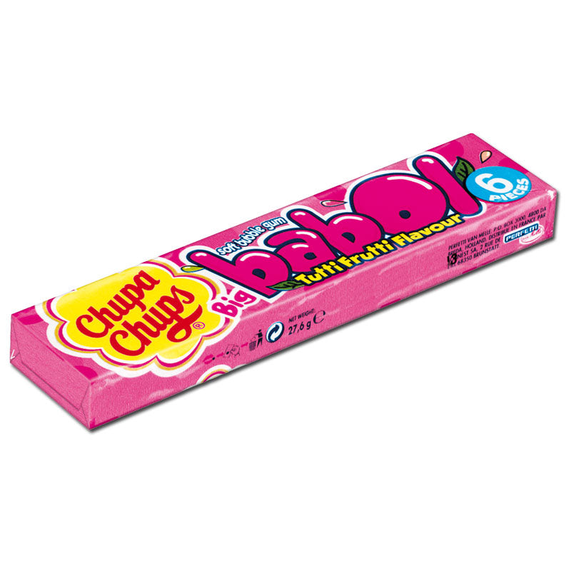 Chupa Chups Big Babol Tutti Frutti Gum 27.6g