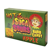 Suga Sours Hotz Sour Hard Candy Apple 100g