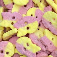 Bubs Raspberry & Lemon Foam Skulls 110g Pouch