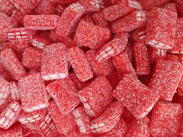 Damel Sour Strawberry Bricks 100g