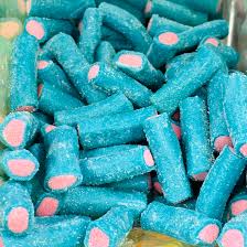 Damel Mini Sour Blue Raspberry Tubes 100g