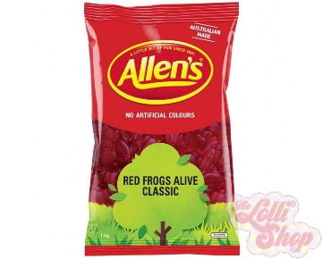 Allen's Red Frogs 100g