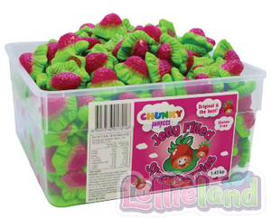 Chunky Funkeez Jelly Filled Strawberries - 1.45kg Tub
