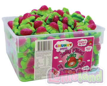 Chunky Funkeez Jelly Filled Strawberries - 1.45kg Tub