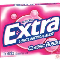 Wrigley Extra Classic Bubble 15 Sticks