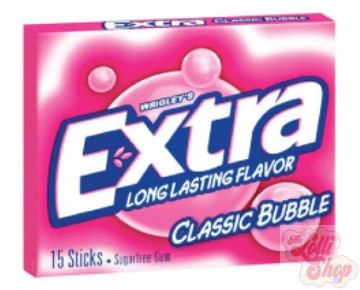 Wrigley Extra Classic Bubble 15 Sticks