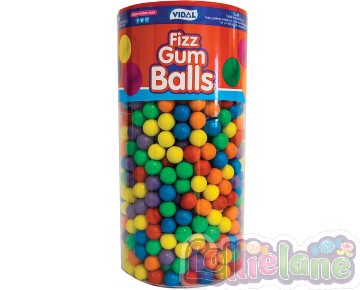 Vidal Fizzy Gum Balls - 1.6kg Bag